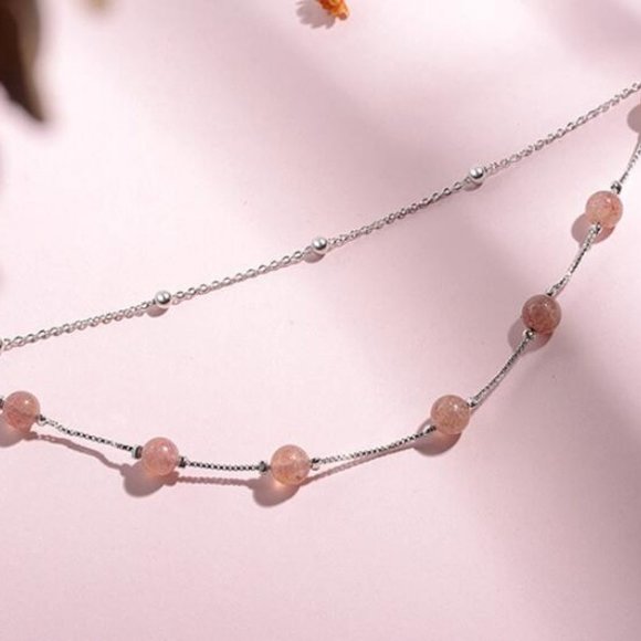 *NEW 925 Sterling Silver Crystal Layered Bracelet - Picture 3 of 6